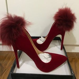 Liliana high heels 👠,Maroon color